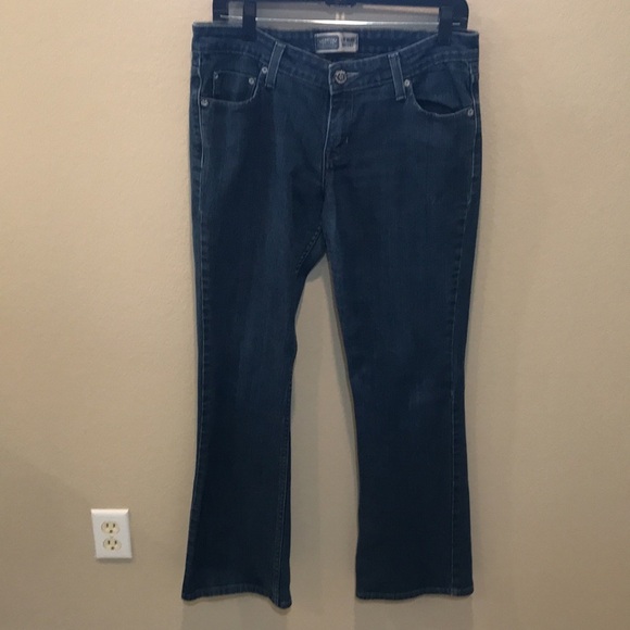 Levi's Signature Low Slim Bootcut 5 Pocket Medium Wash Denim Jeans-Size 11 - Picture 1 of 11